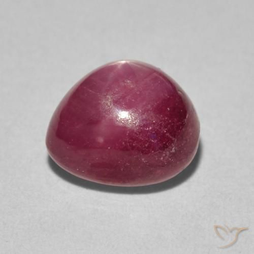 Rubis étoilé Rouge confiture naturelle En forme de poire, 4.29 ct, Opaque