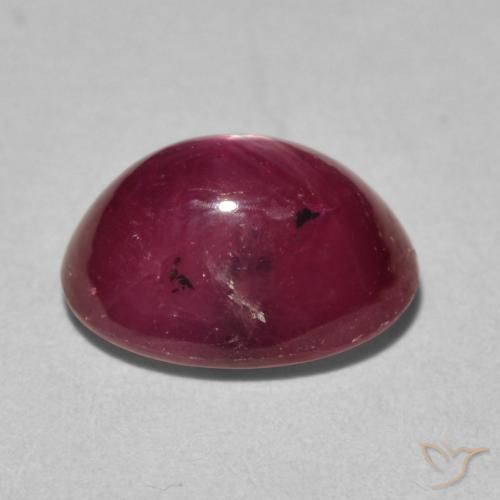 Rubis étoilé Vin rouge naturelle ovale, 4.28 ct, Opaque