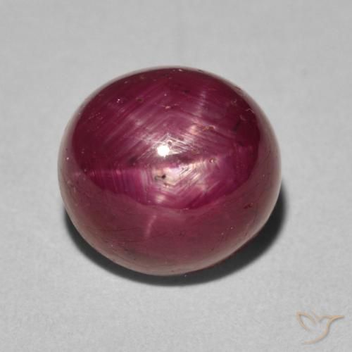 6.19ct Naturel Cramoisi profond Rubis étoilé, ovale, Opaque