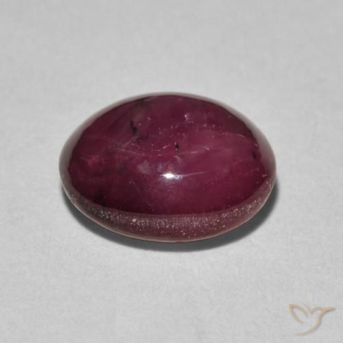 Rubis étoilé Vin rouge naturelle ovale, 4.12 ct, Opaque