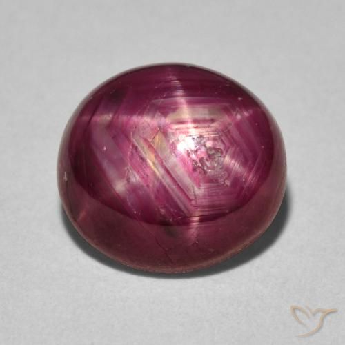 5.18ct Naturel Rouge moyen Rubis étoilé, ovale, Opaque