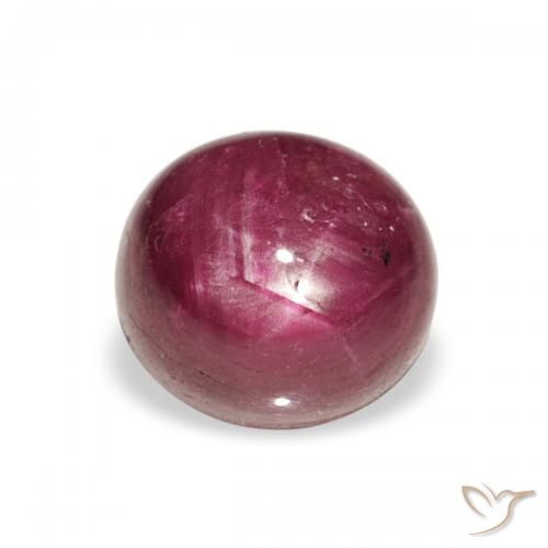 2.81ct Naturel Violet Rosâtre Rubis étoilé, ovale, Opaque