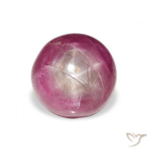 6.08ct Naturel Magenta Rubis étoilé, Tour, Opaque