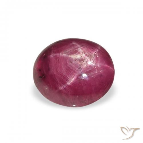 Rubis étoilé Medium Light-Purple naturelle ovale, 2.50 ct, Opaque