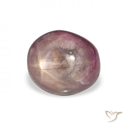 Rubis étoilé Medium Dark-Purple naturelle ovale, 4.41 ct, Opaque