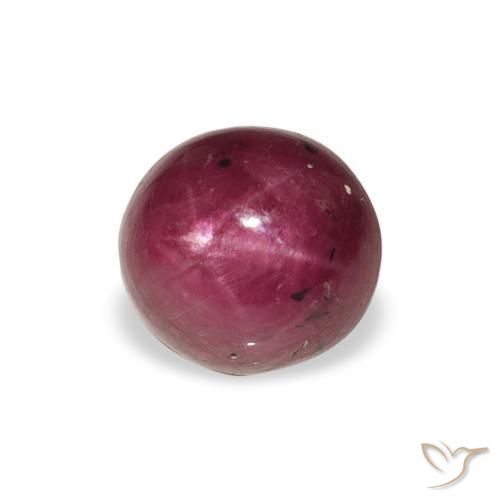 Rubis étoilé Rose-magenta naturelle ovale, 3.15 ct, Opaque