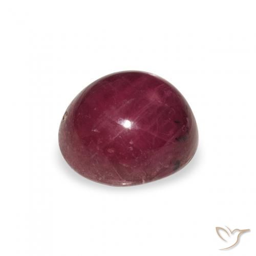 Rubis étoilé Rose-magenta naturelle ovale, 3.15 ct, Opaque