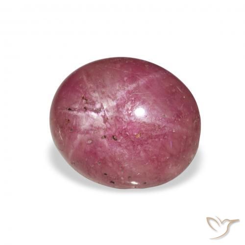 Rubis étoilé Magenta naturelle ovale, 6.23 ct, Opaque