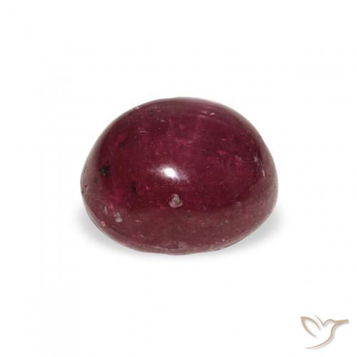 Rubis étoilé Magenta profond naturelle ovale, 3.22 ct, Opaque