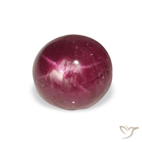Rubis étoilé Magenta profond naturelle ovale, 4.52 ct, Opaque