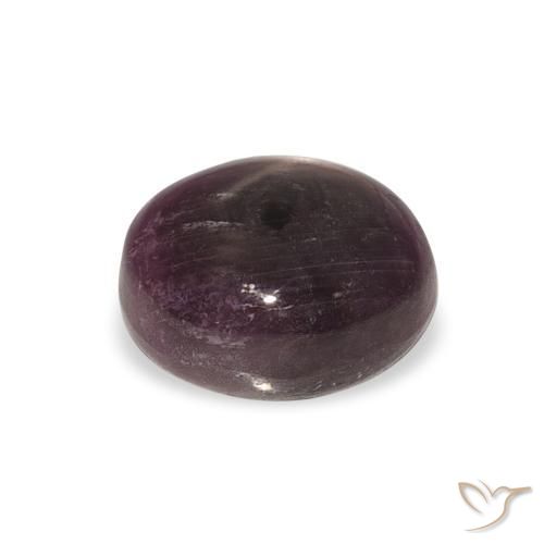 Rubis étoilé Medium Dark-Purple naturelle ovale, 6.28 ct, Opaque