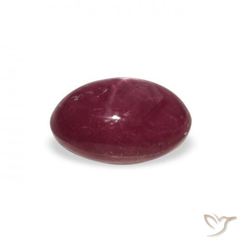 Rubis étoilé Medium Light-Purple naturelle ovale, 2.87 ct, Opaque