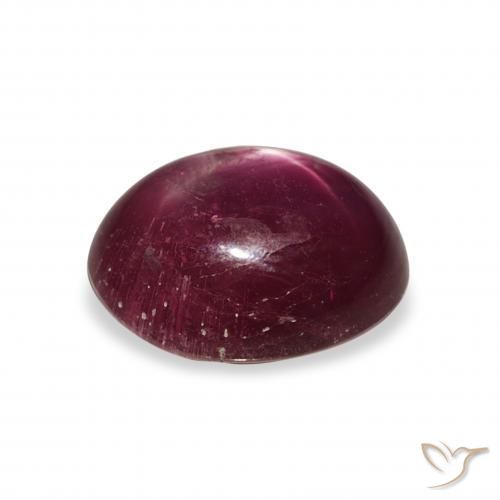 Rubis étoilé Rouge foncé naturelle ovale, 6.34 ct, Opaque