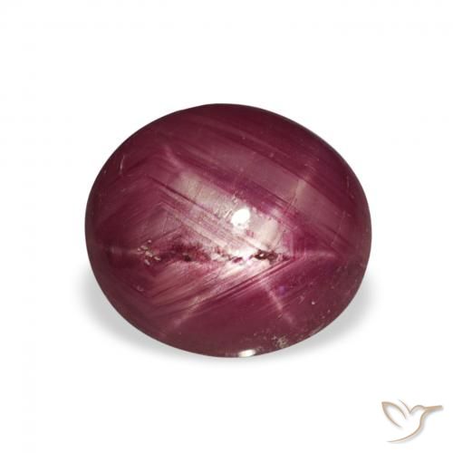 3.25ct Naturel Vin rouge Rubis étoilé, ovale, Opaque