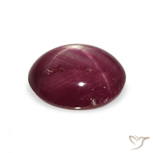 Rubis étoilé Vin rouge naturelle ovale, 3.25 ct, Opaque