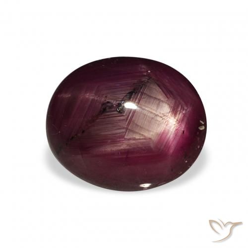 Rubis étoilé Vin rouge naturelle ovale, 4.49 ct, Opaque