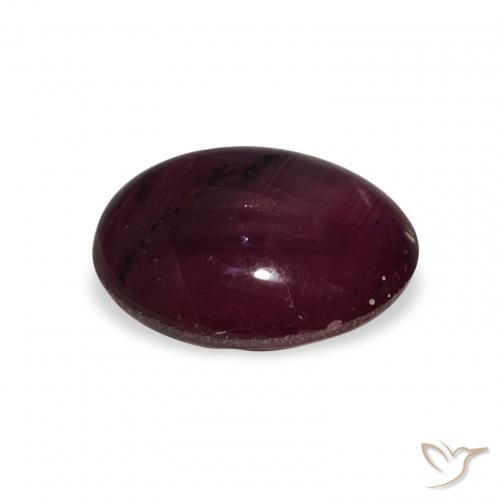Rubis étoilé Vin rouge naturelle ovale, 4.49 ct, Opaque
