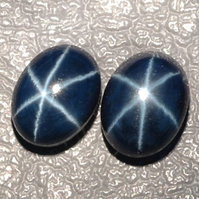 Achetez naturel ct bleue saphir étoilé gems, coupe ovale, en provenance thaïlande chez gemselect. en stock, livraison internationale!