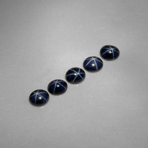 Achetez naturel ct bleue saphir étoilé gems, coupe ovale, en provenance thaïlande chez gemselect. en stock, livraison internationale!