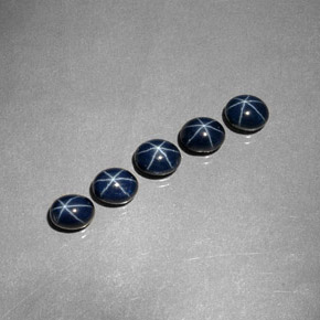 Achetez naturel ct Bleu foncé Saphir Étoilé gems, Coupe ovale, En provenance Thaïlande chez GemSelect. En stock, livraison internationale!