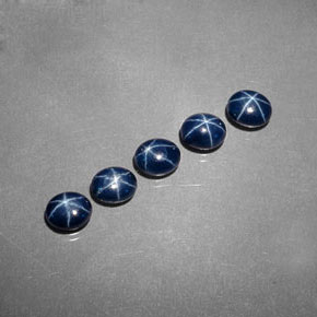 Achetez naturel ct Bleu foncé Saphir Étoilé gems, Coupe ovale, En provenance Thaïlande chez GemSelect. En stock, livraison internationale!