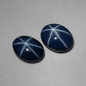 Achetez naturel ct bleue saphir étoilé gems, coupe ovale, en provenance thaïlande chez gemselect. en stock, livraison internationale!