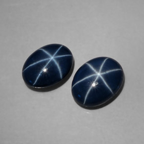Achetez naturel ct bleue saphir étoilé gems, coupe ovale, en provenance thaïlande chez gemselect. en stock, livraison internationale!