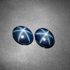 Achetez naturel ct bleue saphir étoilé gems, coupe ovale, en provenance thaïlande chez gemselect. en stock, livraison internationale!