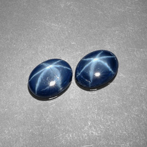 Achetez naturel ct bleue saphir étoilé gems, coupe ovale, en provenance thaïlande chez gemselect. en stock, livraison internationale!