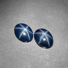 Achetez naturel ct Bleu Saphir Étoilé gems, Coupe ovale, En provenance Thaïlande chez GemSelect. En stock, livraison internationale!