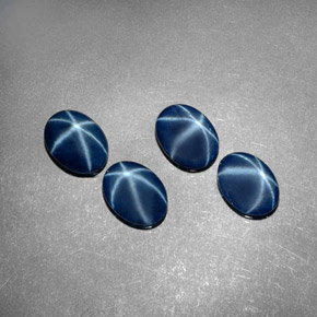 Achetez naturel ct Bleu Saphir Étoilé gems, Coupe ovale, En provenance Thaïlande chez GemSelect. En stock, livraison internationale!