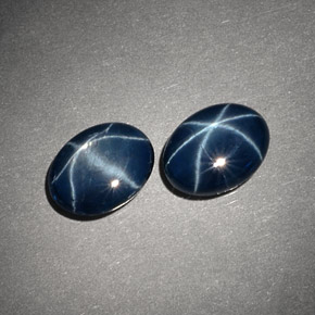 Achetez naturel ct bleue saphir étoilé gems, coupe ovale, en provenance thaïlande chez gemselect. en stock, livraison internationale!