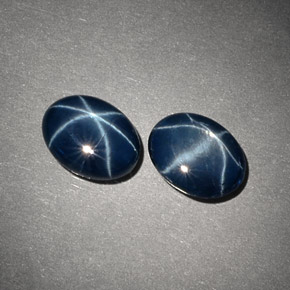 Achetez naturel ct bleue saphir étoilé gems, coupe ovale, en provenance thaïlande chez gemselect. en stock, livraison internationale!