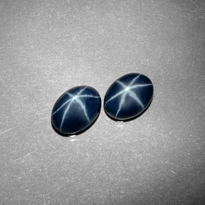 Achetez naturel ct bleue saphir étoilé gems, coupe ovale, en provenance thaïlande chez gemselect. en stock, livraison internationale!