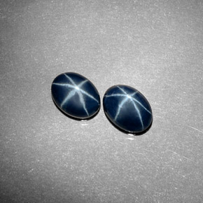 Achetez naturel ct bleue saphir étoilé gems, coupe ovale, en provenance thaïlande chez gemselect. en stock, livraison internationale!