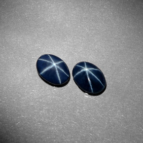 Achetez naturel ct bleue saphir étoilé gems, coupe ovale, en provenance thaïlande chez gemselect. en stock, livraison internationale!