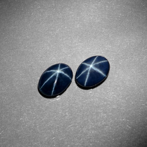 Achetez naturel ct bleue saphir étoilé gems, coupe ovale, en provenance thaïlande chez gemselect. en stock, livraison internationale!