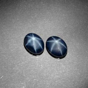 Achetez naturel ct bleue saphir étoilé gems, coupe ovale, en provenance thaïlande chez gemselect. en stock, livraison internationale!