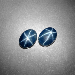 Achetez naturel ct bleue saphir étoilé gems, coupe ovale, en provenance thaïlande chez gemselect. en stock, livraison internationale!