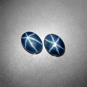 Achetez naturel ct bleue saphir étoilé gems, coupe ovale, en provenance thaïlande chez gemselect. en stock, livraison internationale!