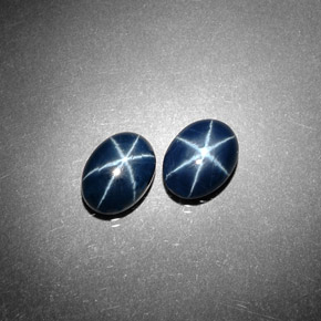 Achetez naturel ct Bleu Saphir Étoilé gems, Coupe ovale, En provenance Thaïlande chez GemSelect. En stock, livraison internationale!