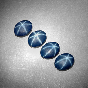 Achetez naturel ct bleue saphir étoilé gems, coupe ovale, en provenance thaïlande chez gemselect. en stock, livraison internationale!