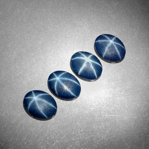 Achetez naturel ct bleue saphir étoilé gems, coupe ovale, en provenance thaïlande chez gemselect. en stock, livraison internationale!