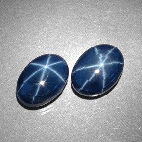 Achetez naturel ct bleue saphir étoilé gems, coupe ovale, en provenance thaïlande chez gemselect. en stock, livraison internationale!