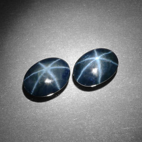 Achetez naturel ct Bleu Saphir Étoilé gems, Coupe ovale, En provenance Thaïlande chez GemSelect. En stock, livraison internationale!