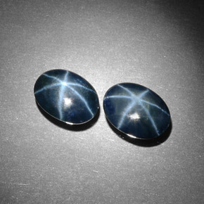 Achetez naturel ct Bleu Saphir Étoilé gems, Coupe ovale, En provenance Thaïlande chez GemSelect. En stock, livraison internationale!