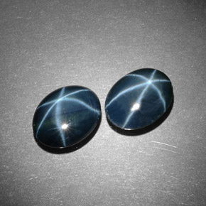 Achetez naturel ct bleue saphir étoilé gems, coupe ovale, en provenance thaïlande chez gemselect. en stock, livraison internationale!