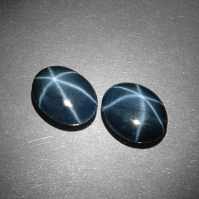 Achetez naturel ct bleue saphir étoilé gems, coupe ovale, en provenance thaïlande chez gemselect. en stock, livraison internationale!