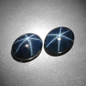 Achetez naturel ct bleue saphir étoilé gems, coupe ovale, en provenance thaïlande chez gemselect. en stock, livraison internationale!