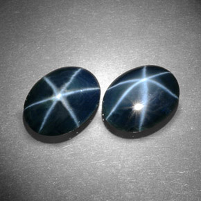 Achetez naturel ct bleue saphir étoilé gems, coupe ovale, en provenance thaïlande chez gemselect. en stock, livraison internationale!